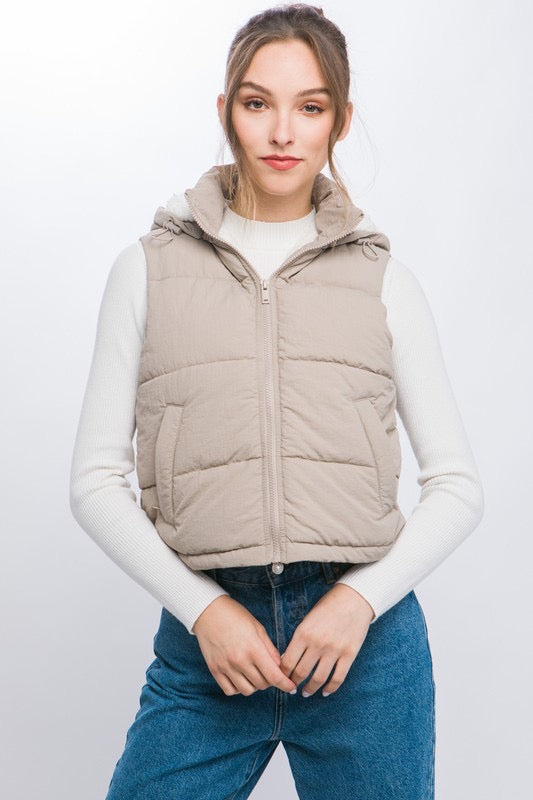 Baby It's Cold Outside Puffer Vest