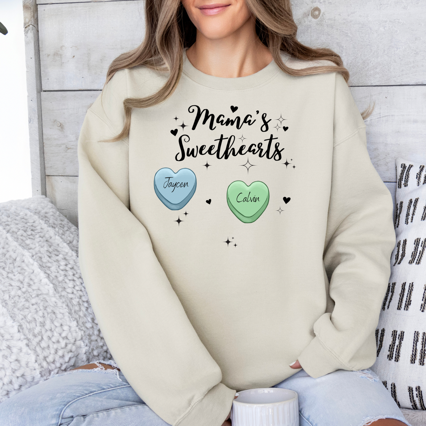 Mama's Sweetheart Crewneck-Custom