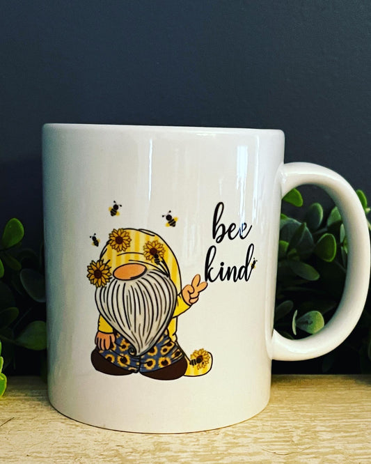 Be Kind Gnome Coffee Mug