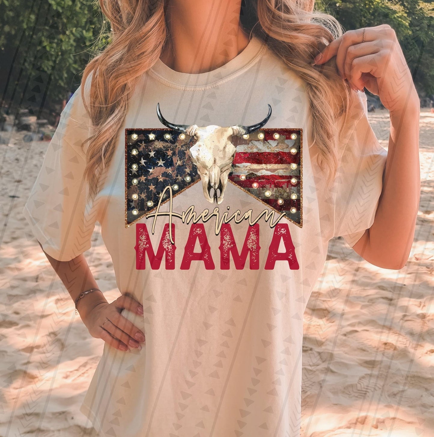 America Mama/Honey Tee