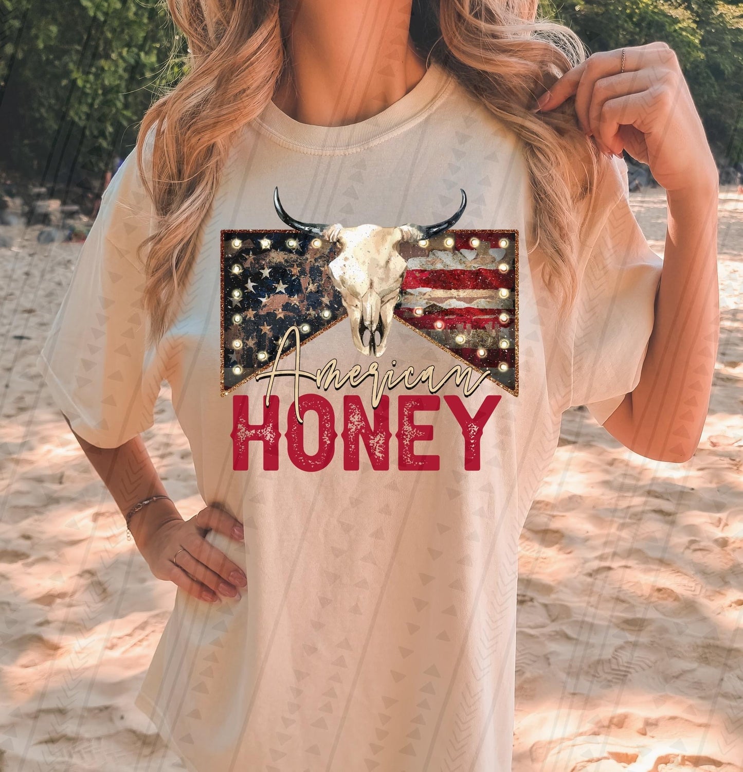 America Mama/Honey Tee